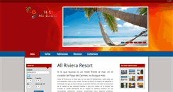 Desktop Screenshot of hotelallriviera.com
